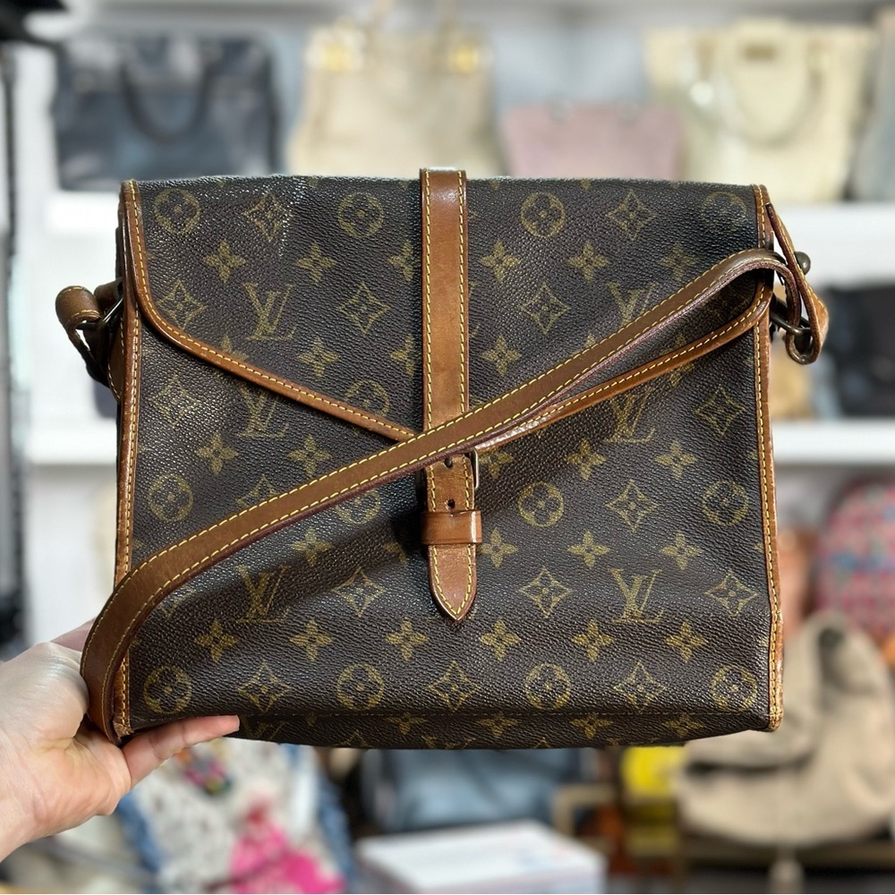 LV Rare Monogram Crossbody Organizer